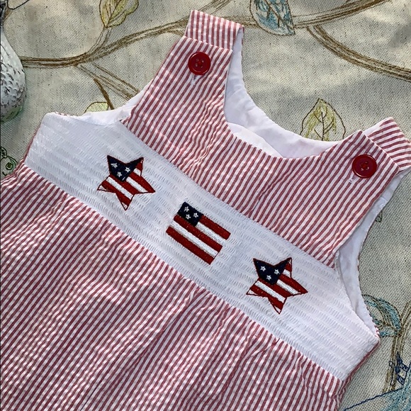 Red, White, and Blue 4th of July Romper - Picture 2 of 7